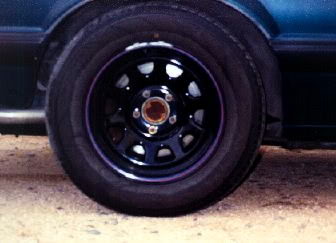 Black NASCAR wheels