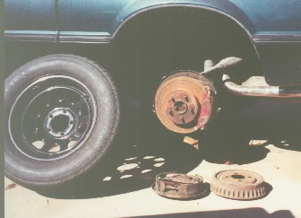 5 lug rear brakes